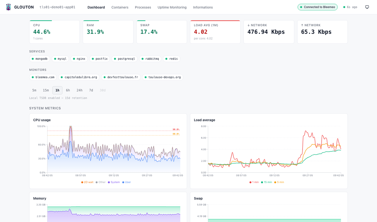 Lightweight Server Monitoring — One Binary, No Stack